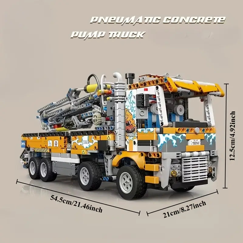 Heavy-duty Concrete Pump Truck 2098PCS