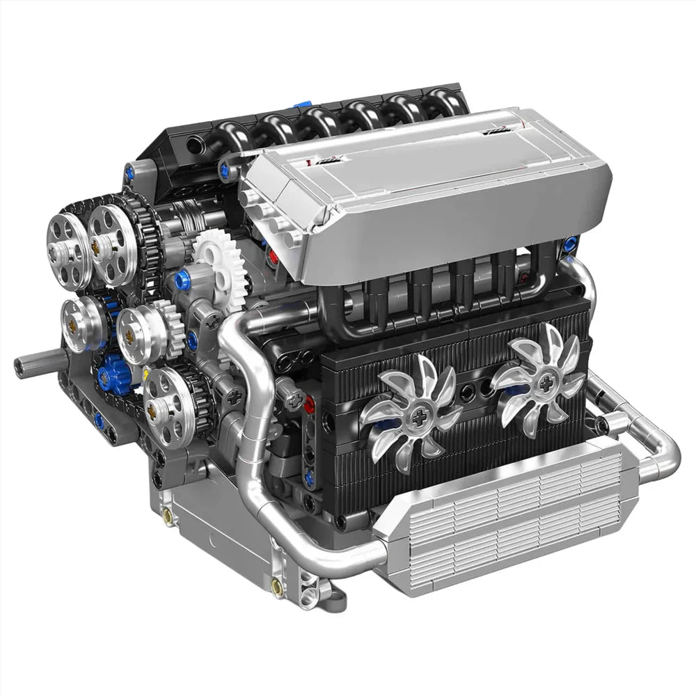 Bavarian Inline 6 Motorised Engine 744PCS