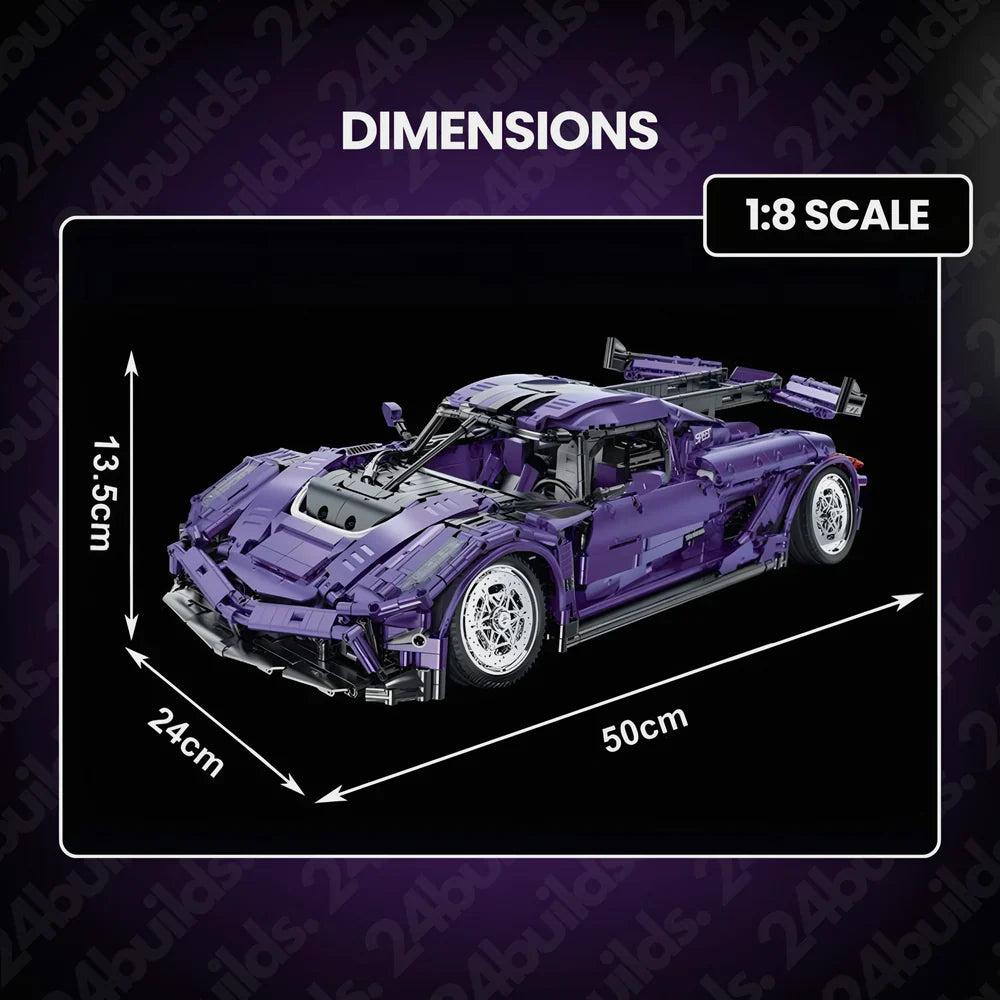 Purple swedish hypercar 2861PCS