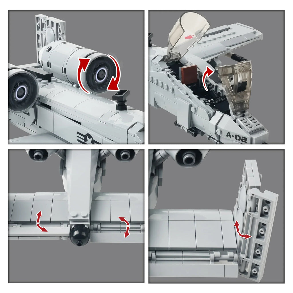 Military War Fighter 961PCS