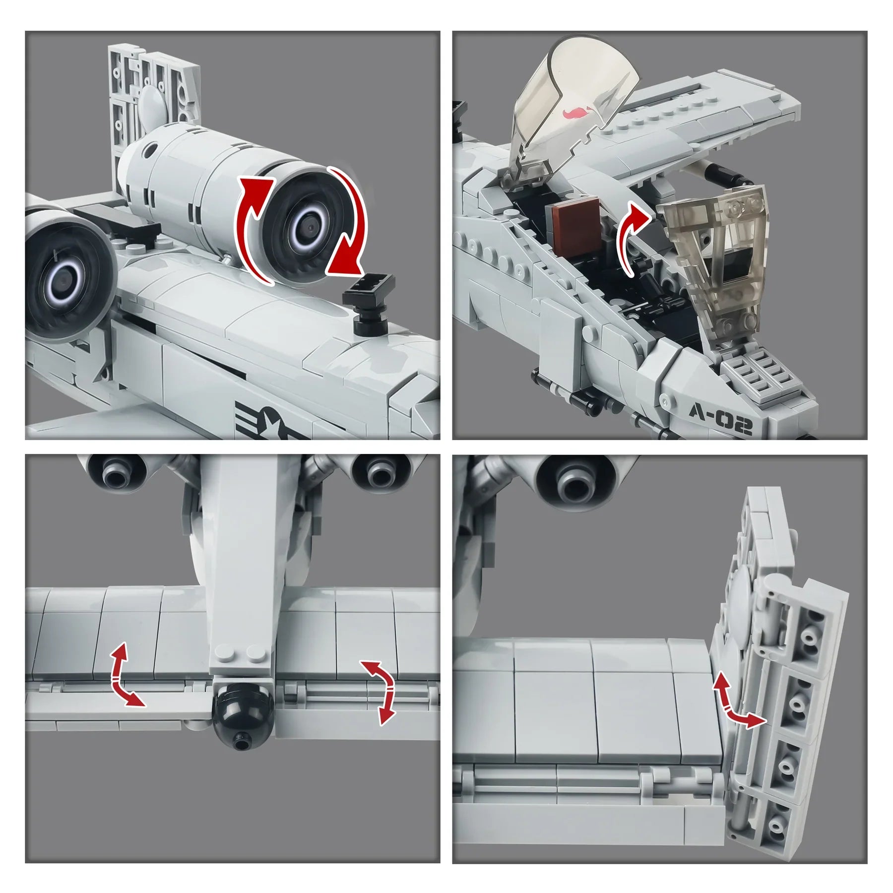 Military War Fighter 961PCS