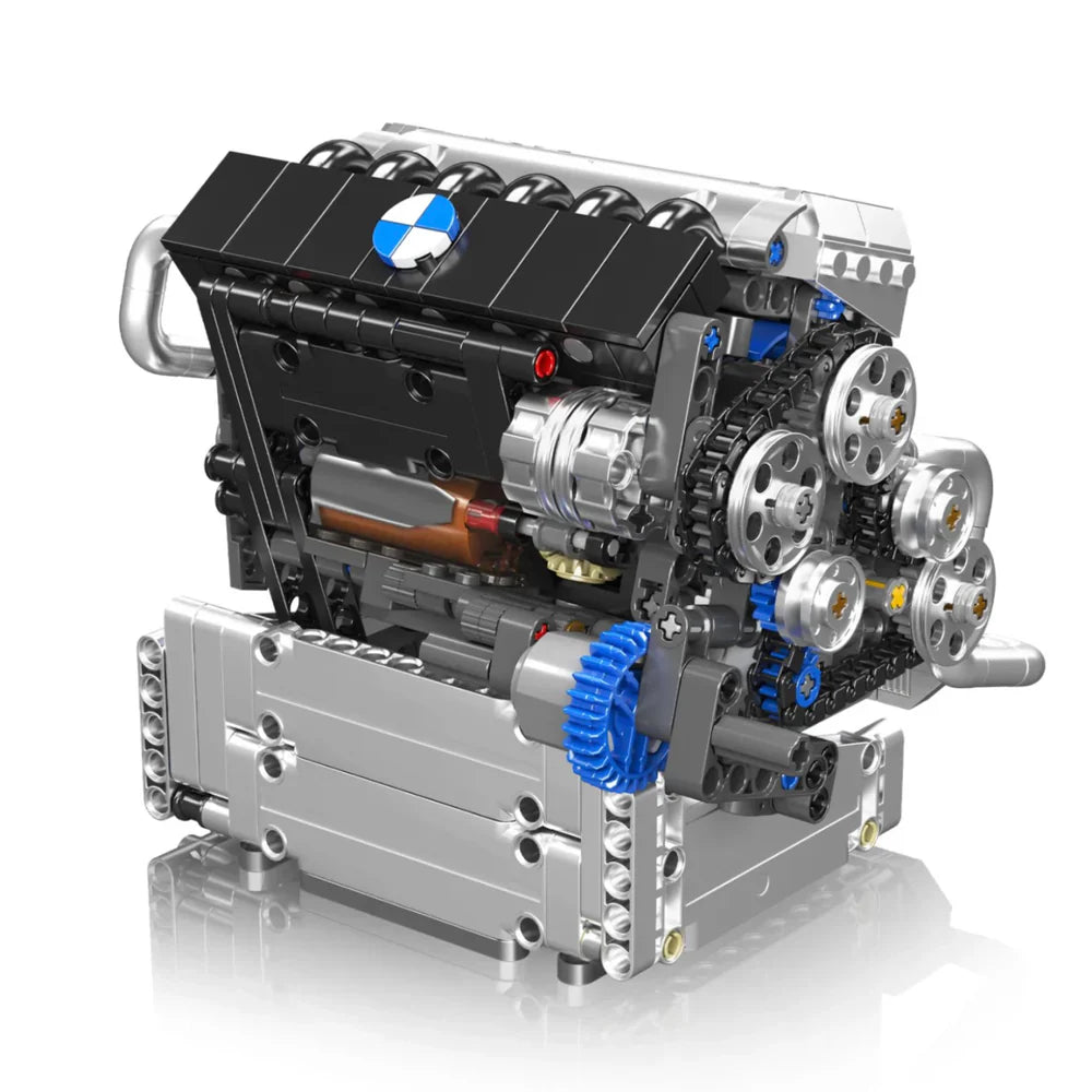 Bavarian Inline 6 Motorised Engine 744PCS