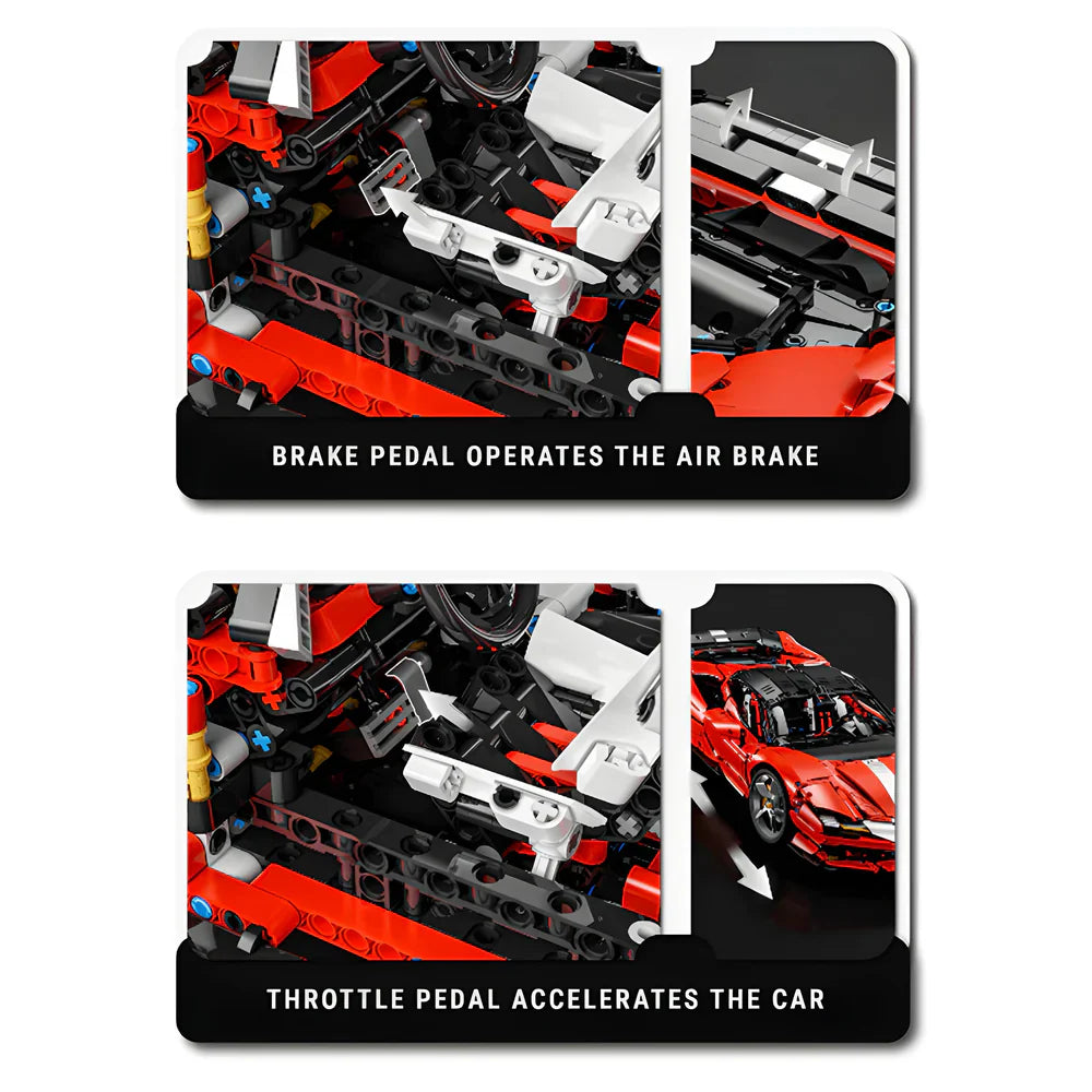 Italian SF90 Hybrid Supercar 4099PCS