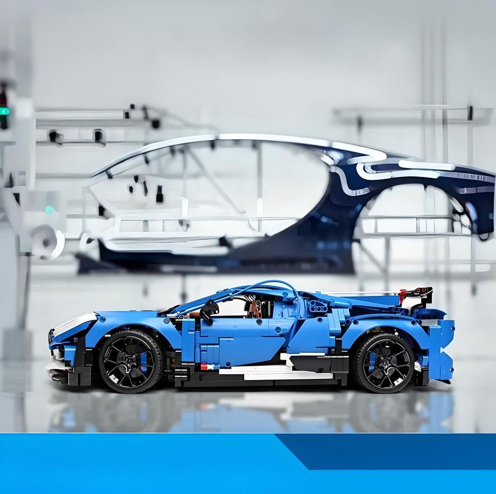 Blue French Hypercar 3858PCS