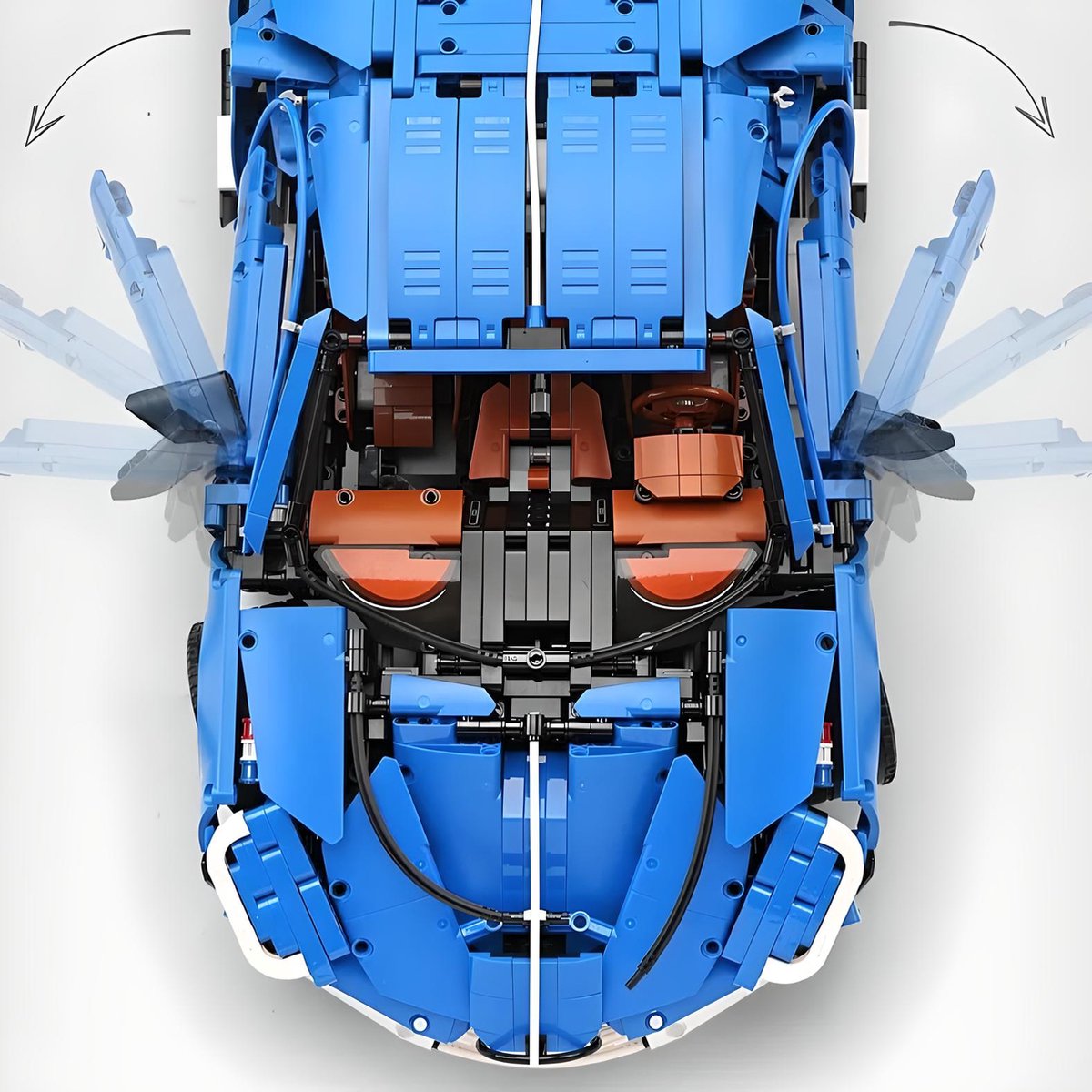 Blue French Hypercar 3858PCS