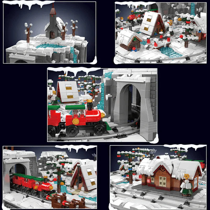 Christmas Train Fun Park 4232PCS