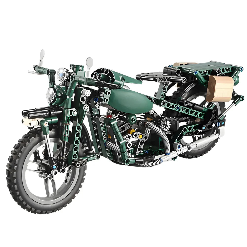 WWII Military Motorcycle 550PCS