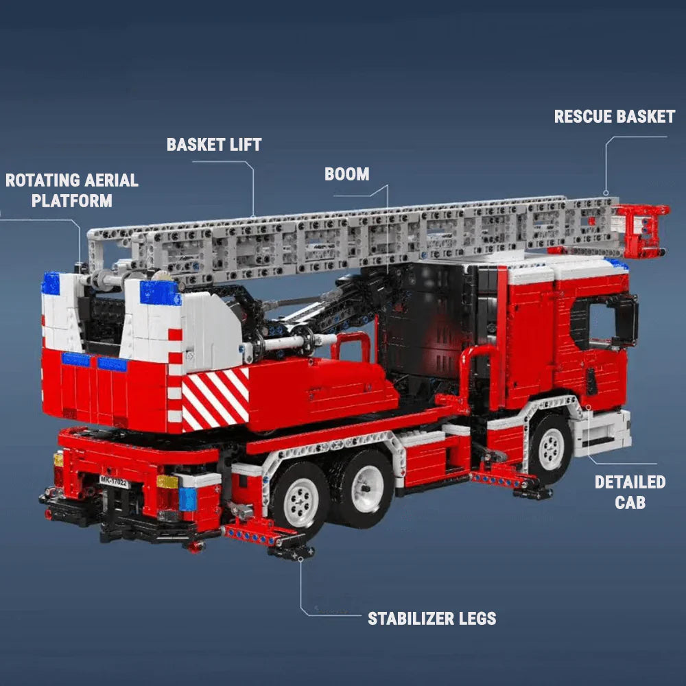Ladder FireFighting Truck 4886PCS
