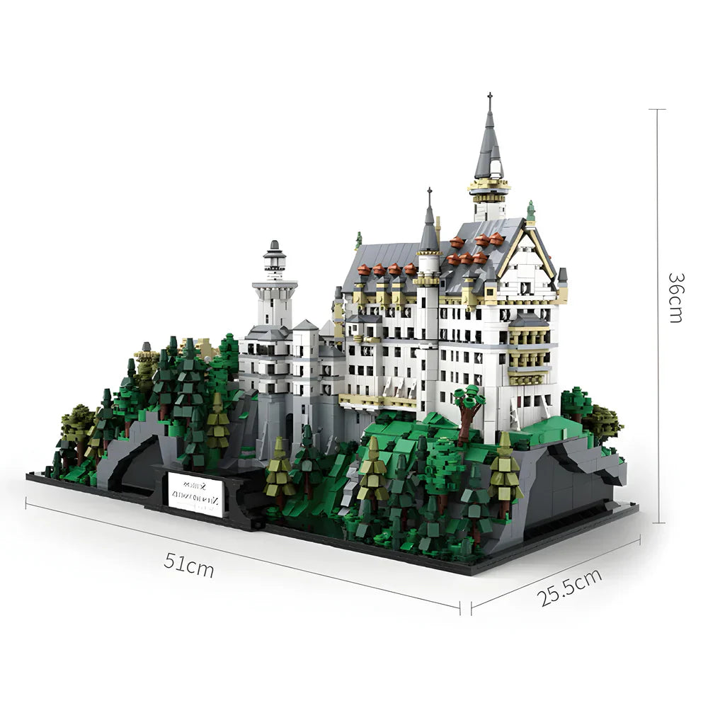 Neuschwanstein Castle European Landmark 7438PCS