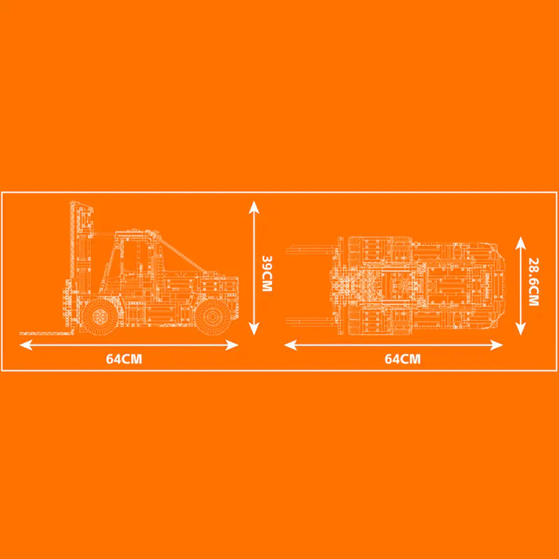 Heavy Duty Forklift Truck 4578PCS