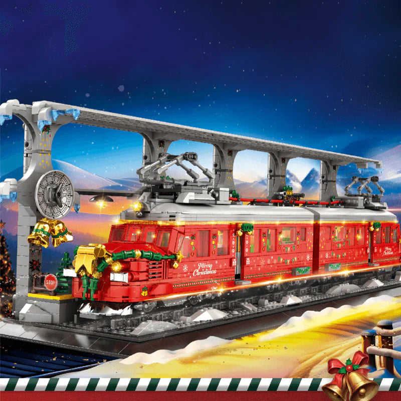 Christmas Train Station 2822PCS
