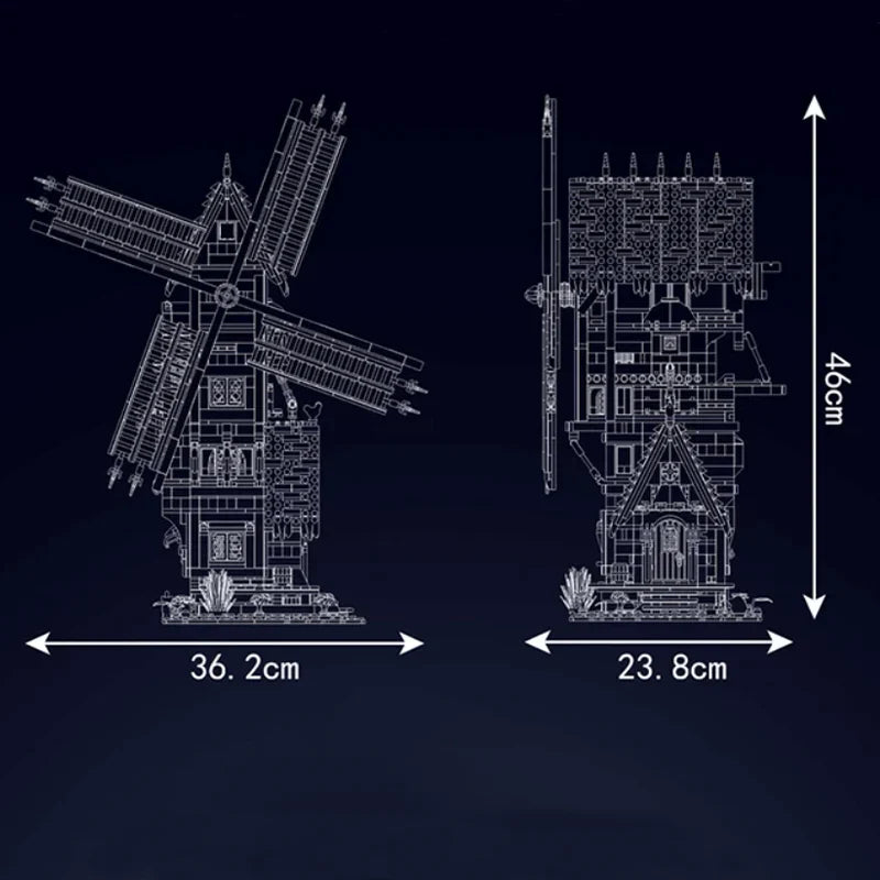 Medieval World Windmill 1584PCS