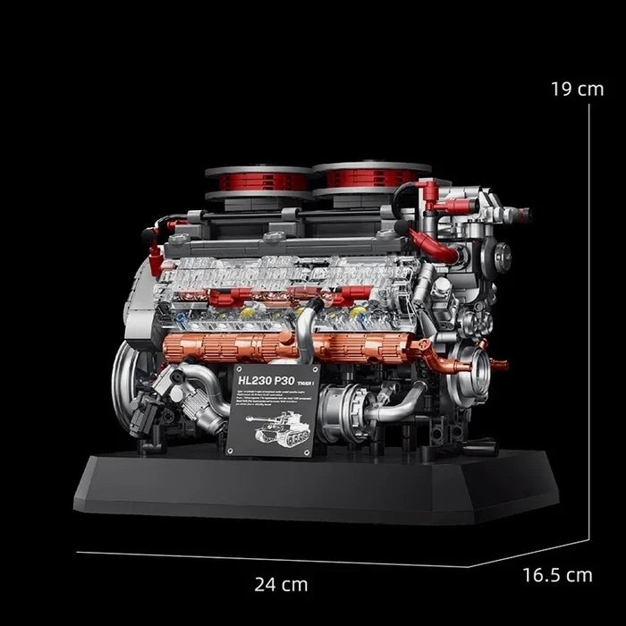 The Ultimate German V8 Tank Engine 1235PCS