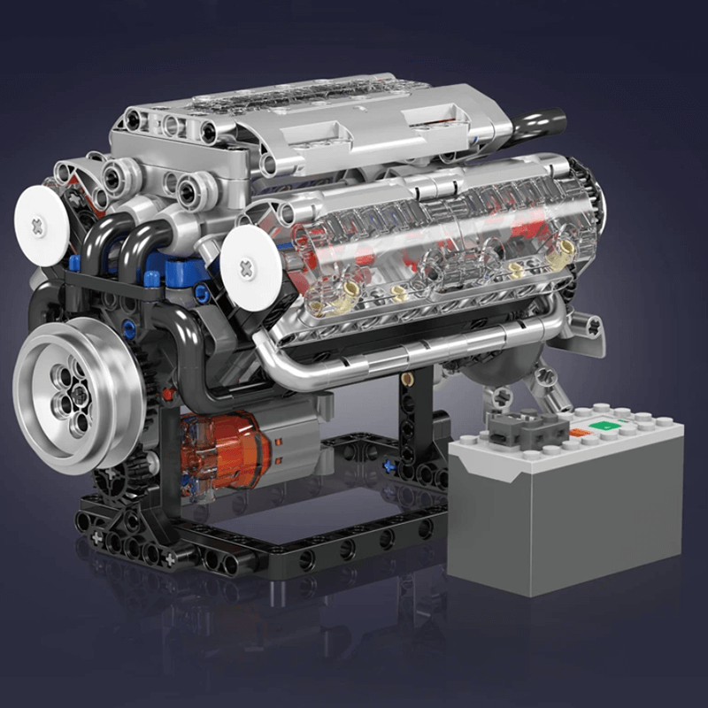 V8 Engine 534PCS