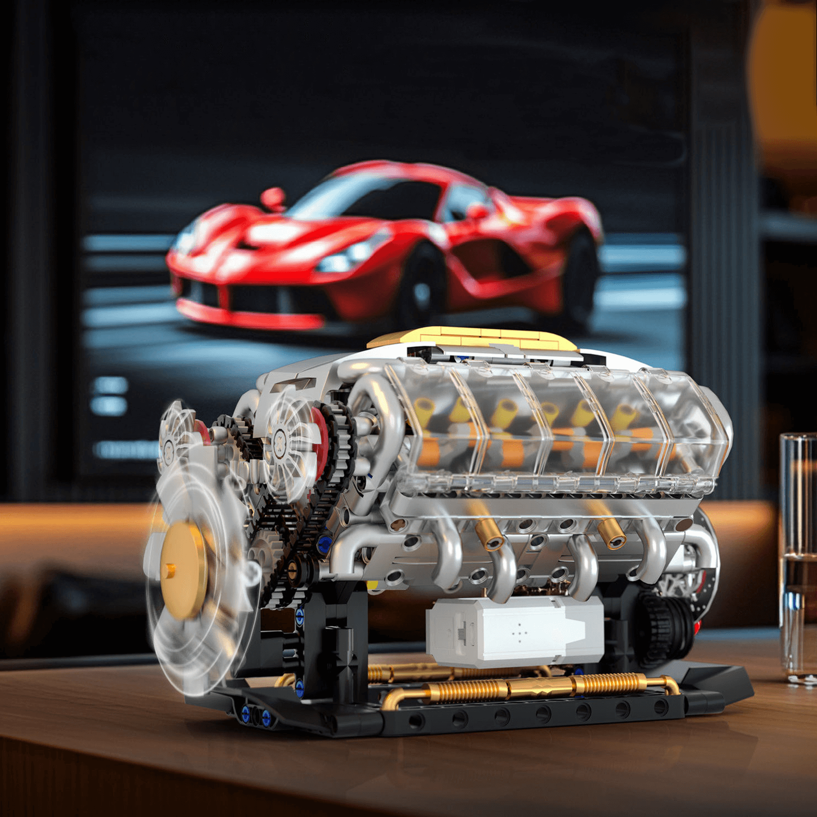 V8 Engine 691PCS
