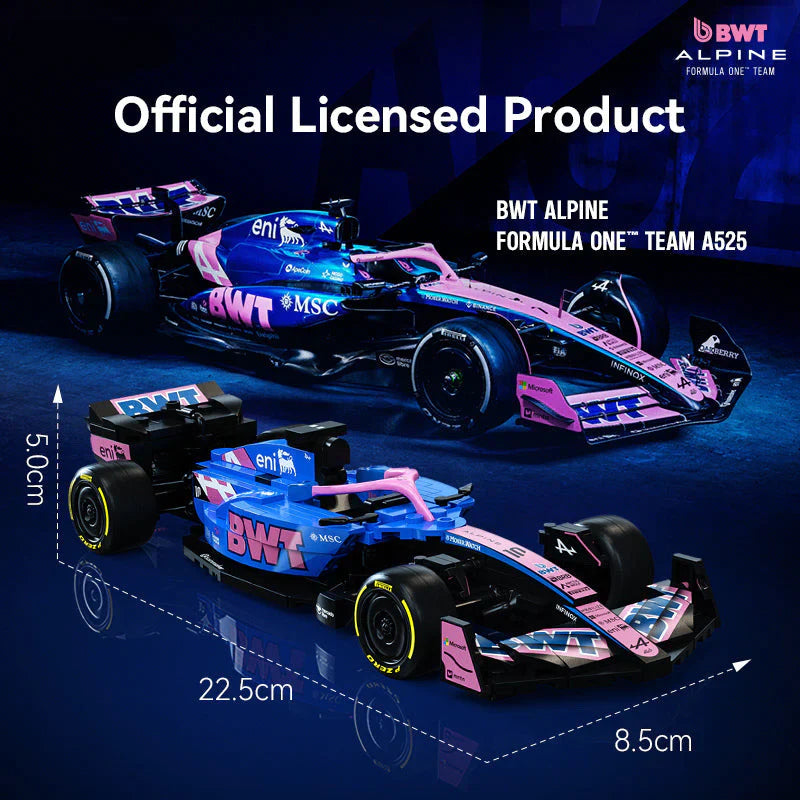 Mini Bricks Alpine F1 Team Car 302PCS