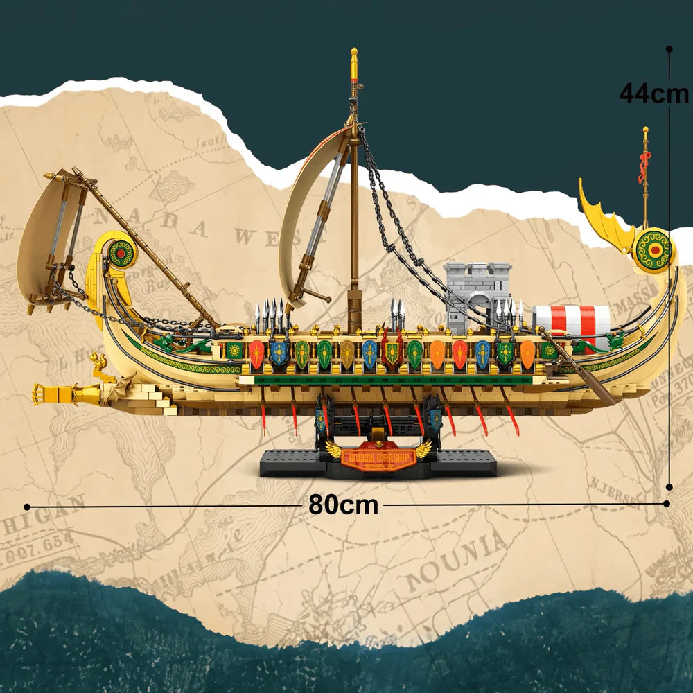 Greek Warship 2982PCS
