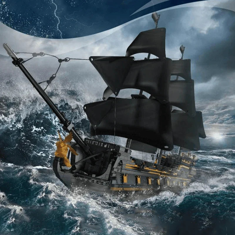 Black Pearl ship 5266PCS
