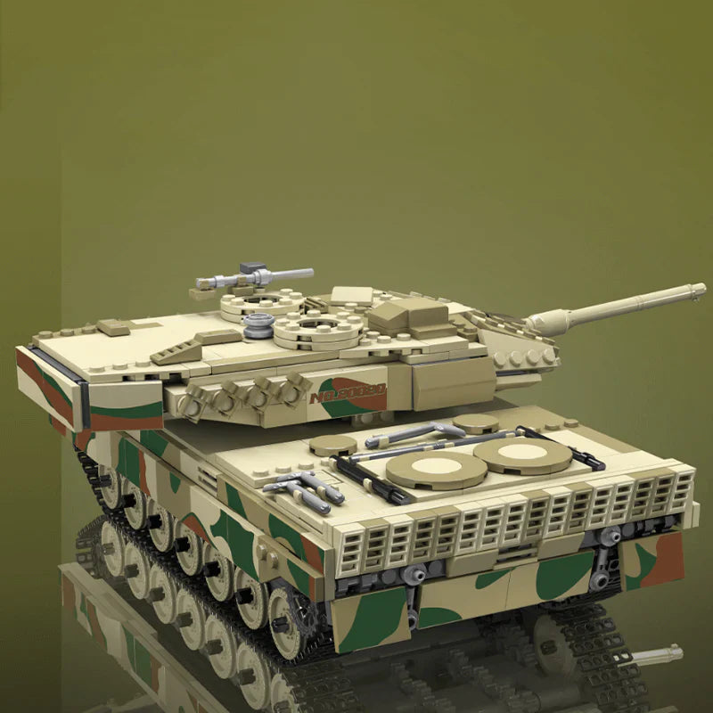 Motorized Leopard2 Tank 1091PCS
