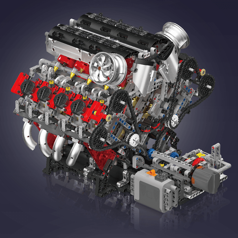 Italian V8 Engine 2718PCS