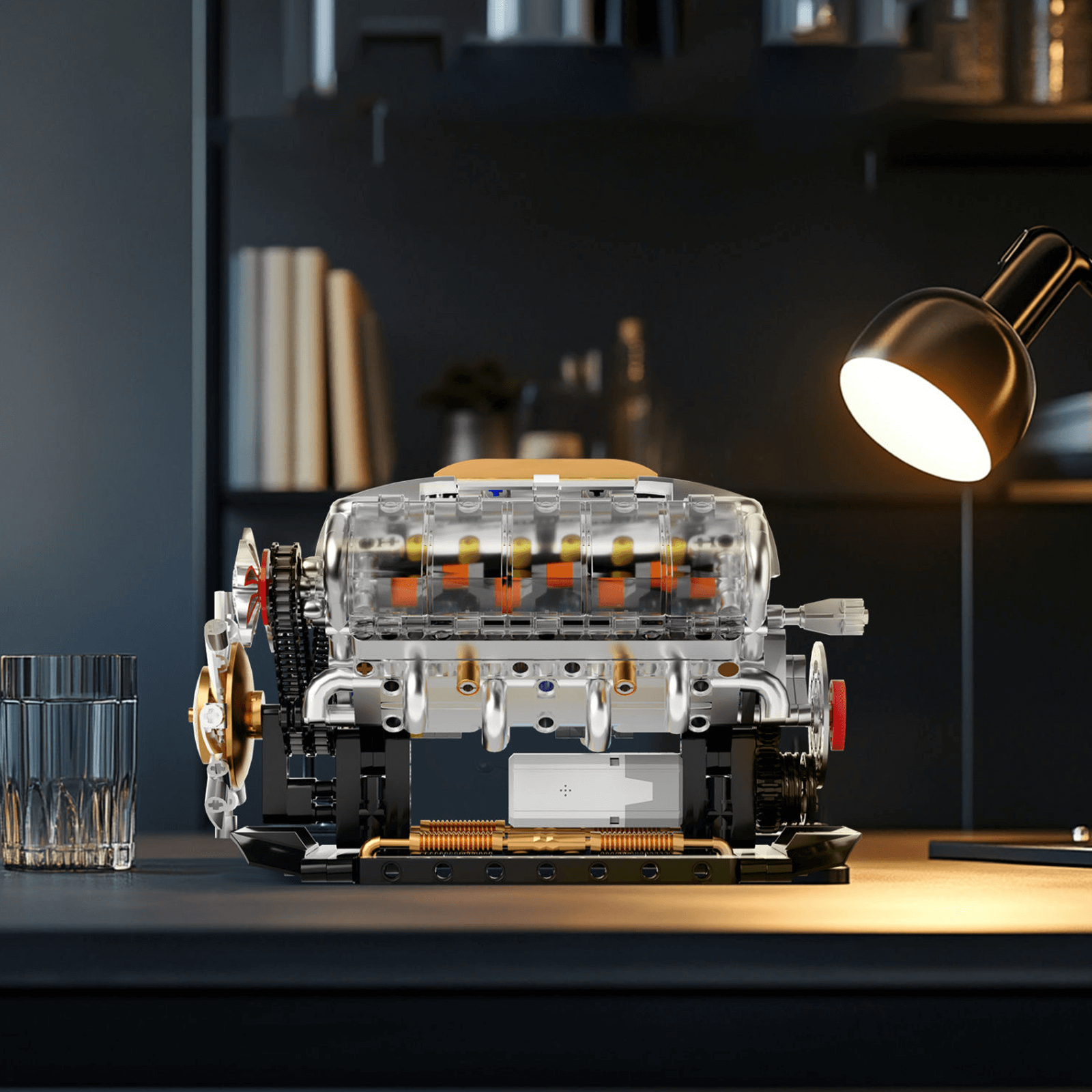 V8 Engine 691PCS