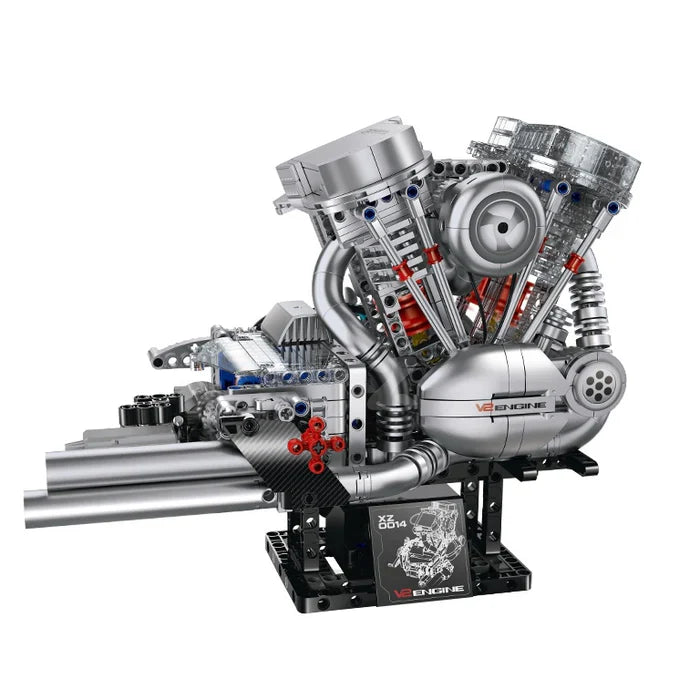 V2 Bike Engine Mechanical Build 866PCS