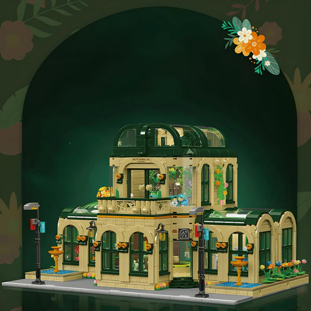 Dome Botanical Gardens Grand Glass Dome 3382PCS