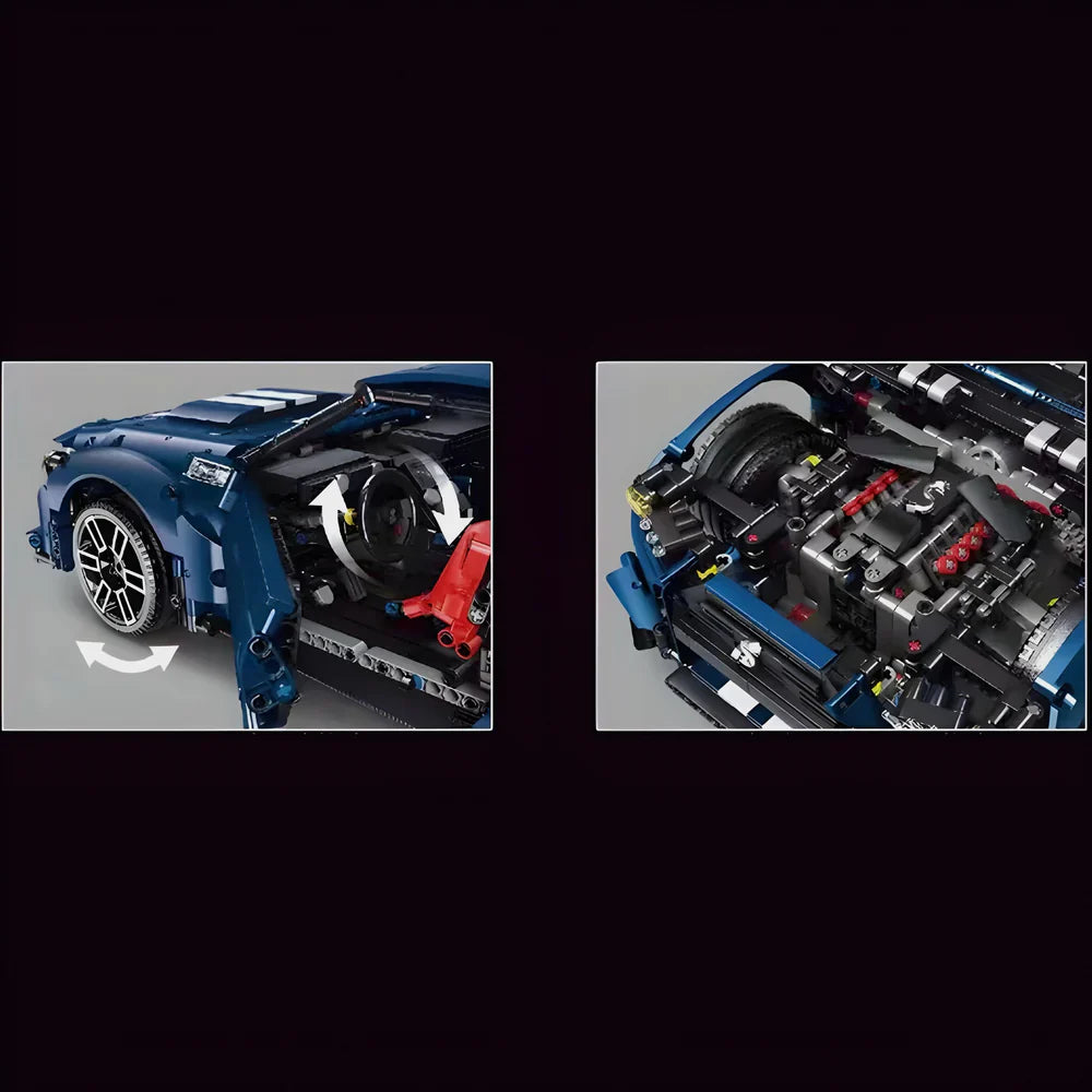 Blue GT American Muscle 2813PCS