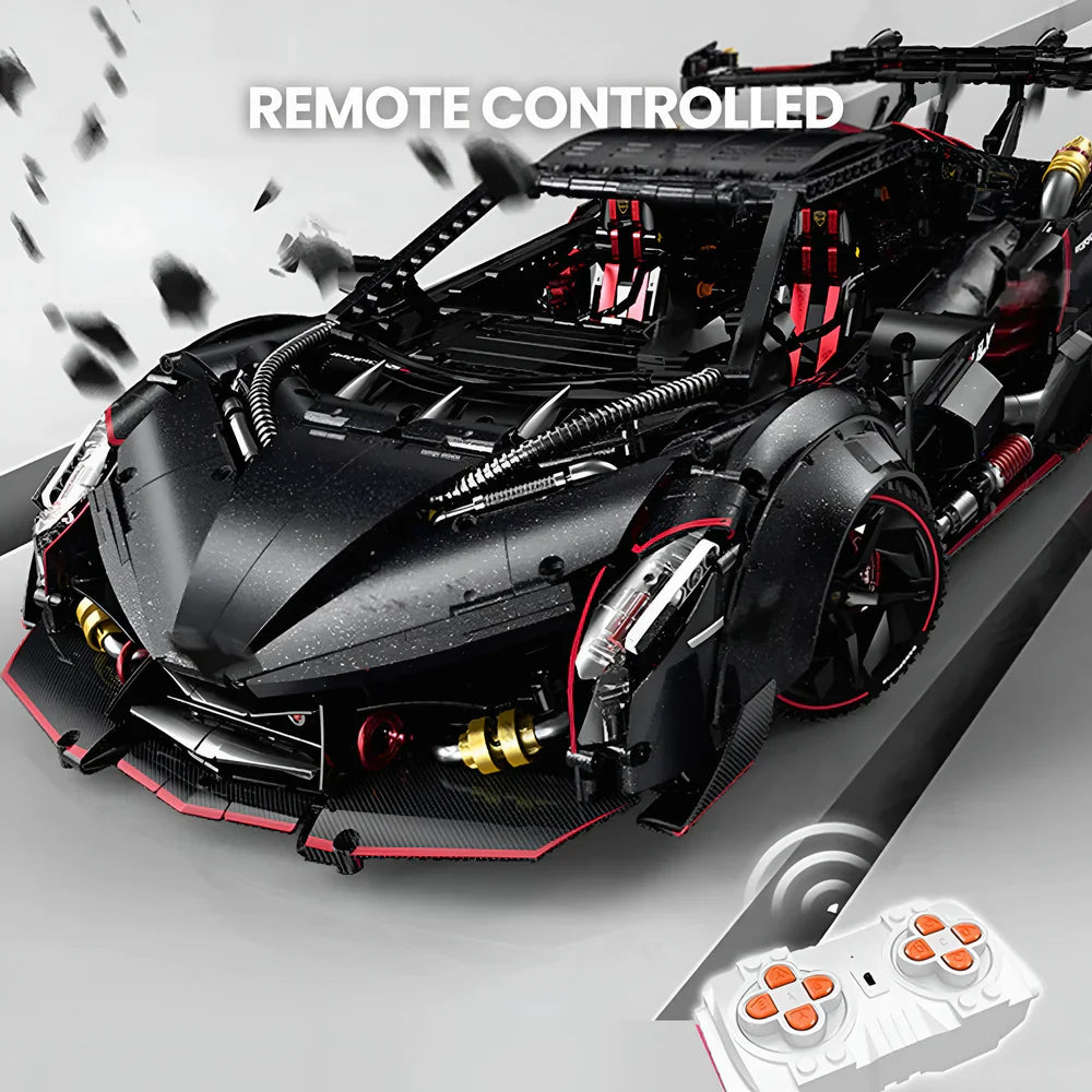 Black Meteorite Supercar 3808PCS