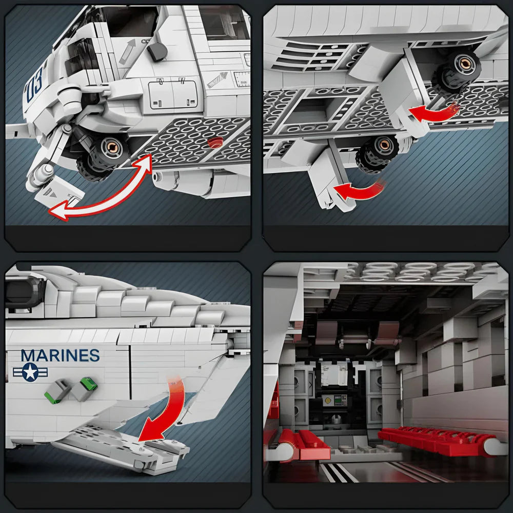 CH-53 Transport Helicopter Elite Edition 2191PCS