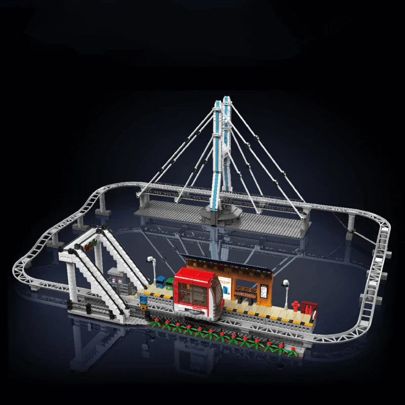 Electric Train Railway Track 1488PCS