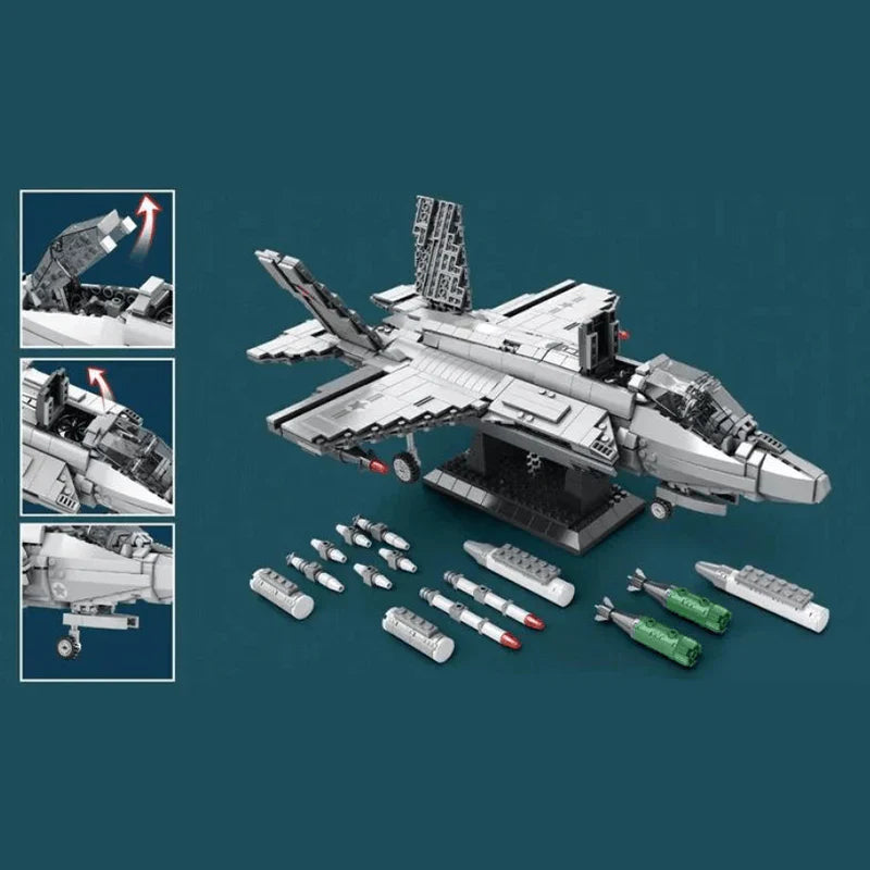 F-35 Lightning II Plane 1600PCS