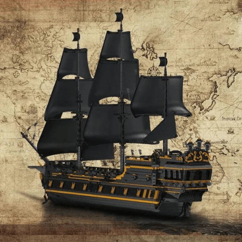 Black Pearl ship 5266PCS