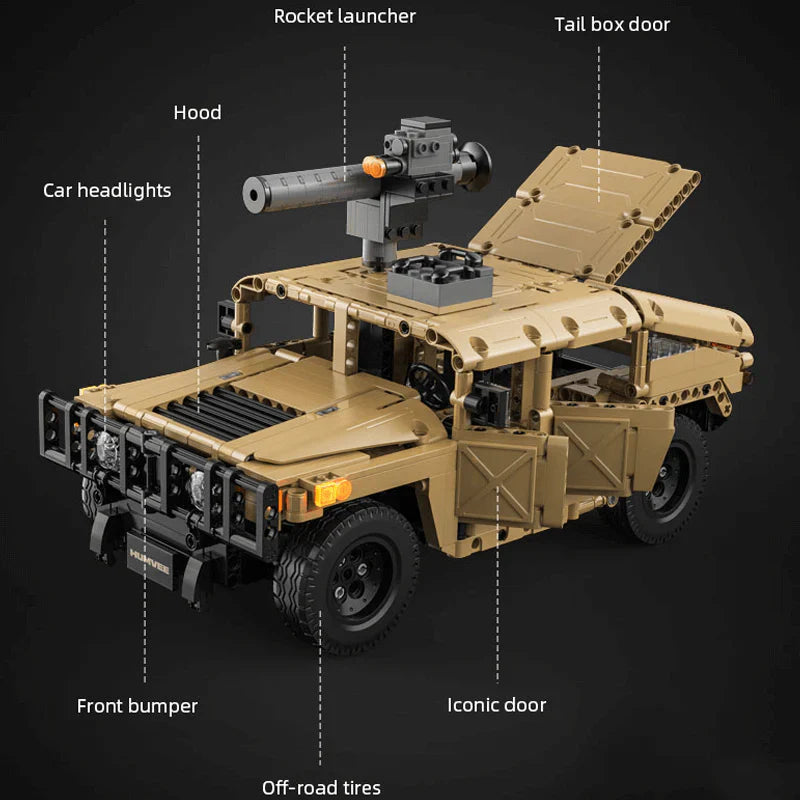 HUMVE Vehicle 628PCS