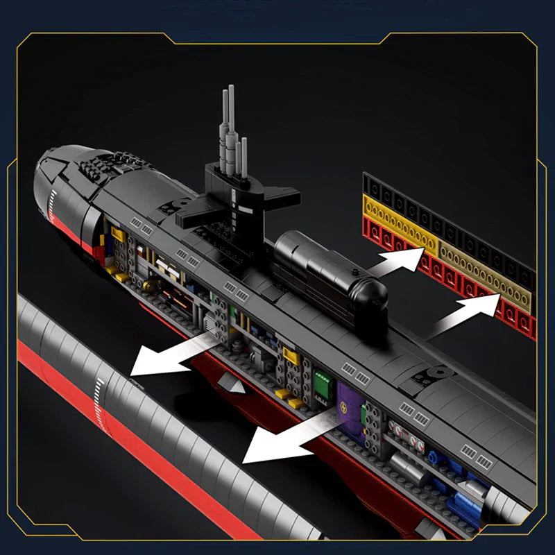 Ultimate Los Angeles-Class SSN Submarine 2987PCS