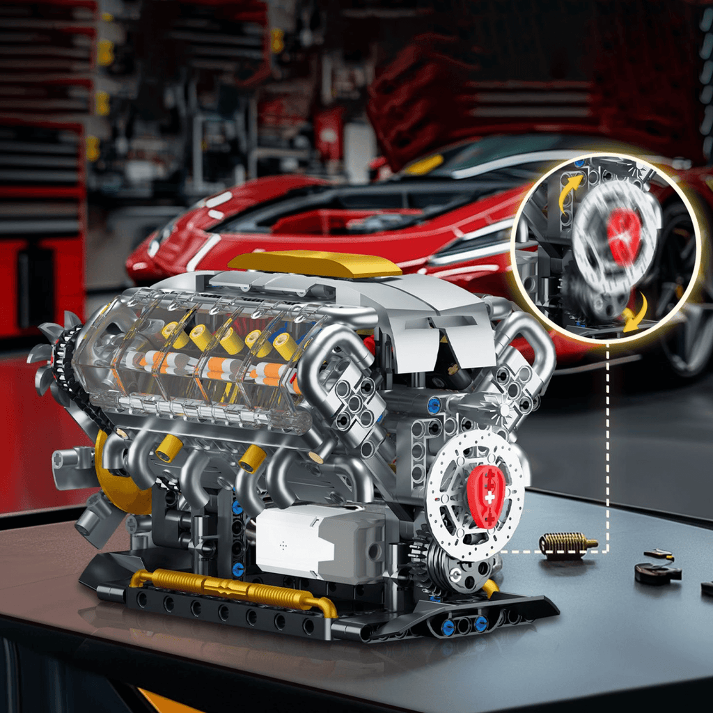 V8 Engine 691PCS