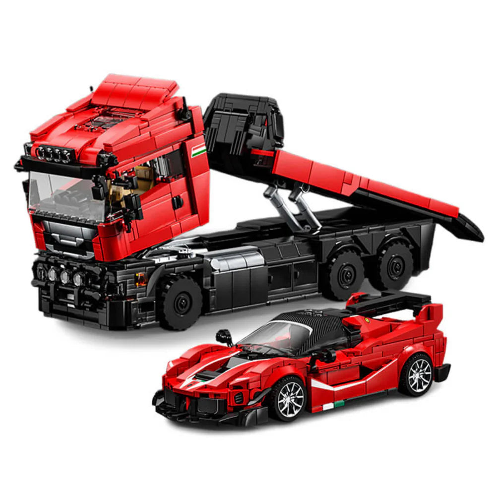Supercar Transporter Truck Prancing 1727PCS