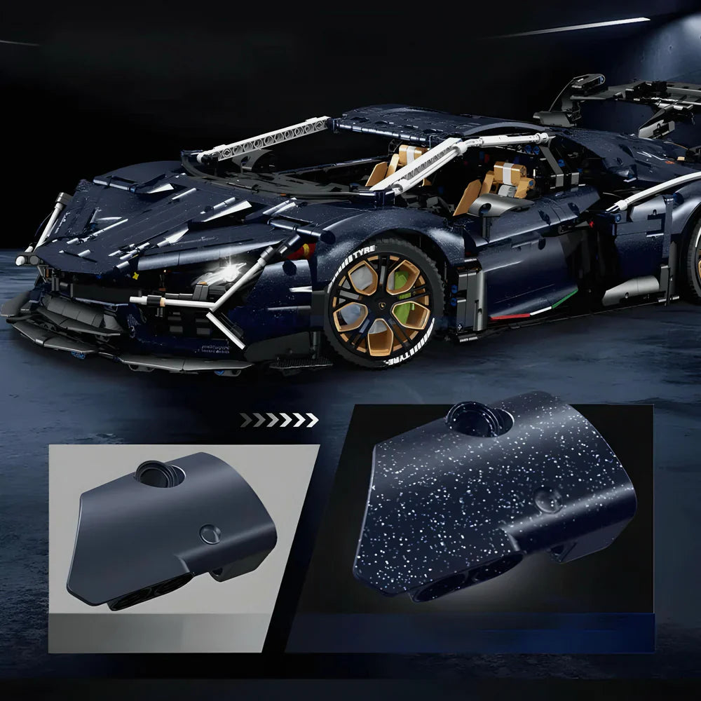 Hybrid V12 2024 Hypercar Flake Paint 4105PCS