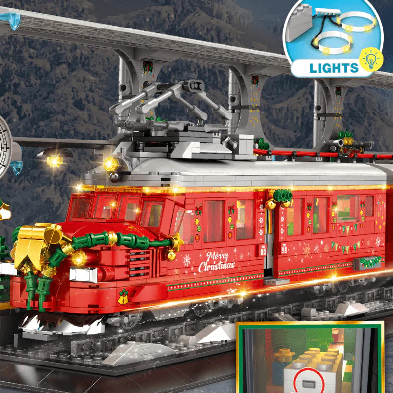 Christmas Train Station 2822PCS