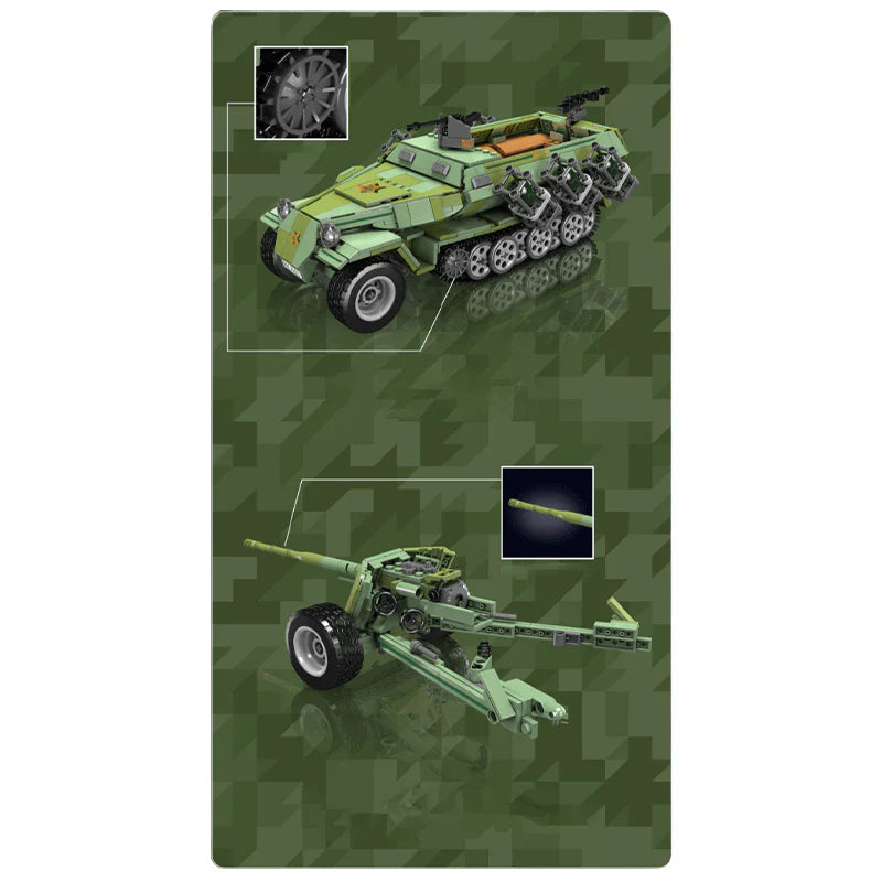 SD.KFZ.251/1 Tank 1298PCS