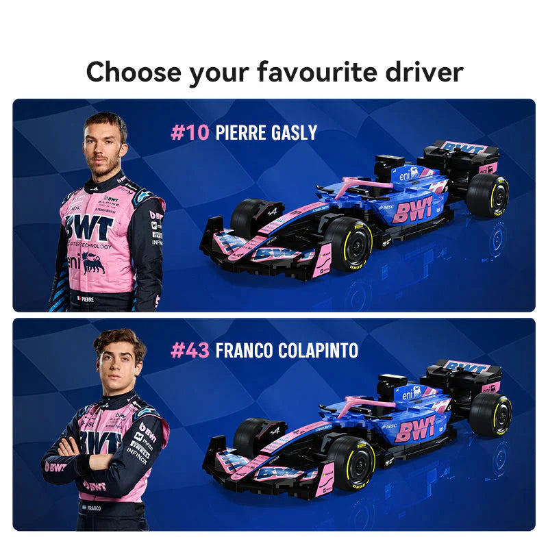 Mini Bricks Alpine F1 Team Car 302PCS