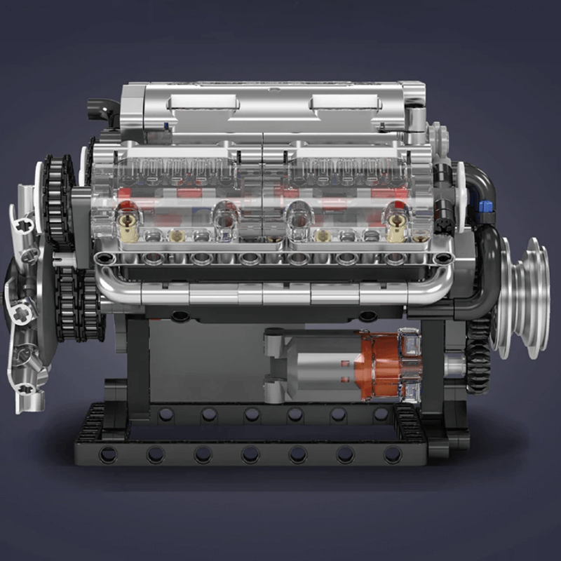 V8 Engine 534PCS