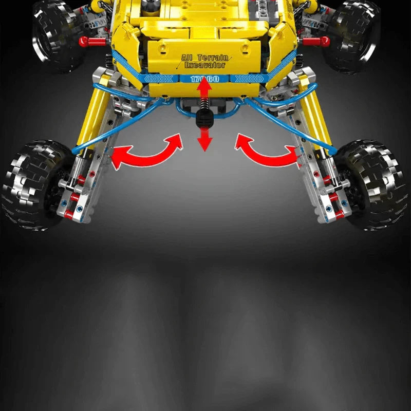 Terrain Excavator Engineering 1392PCS