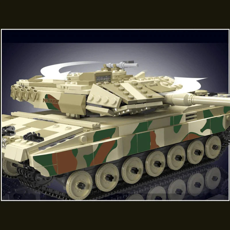 Motorized Leopard2 Tank 1091PCS