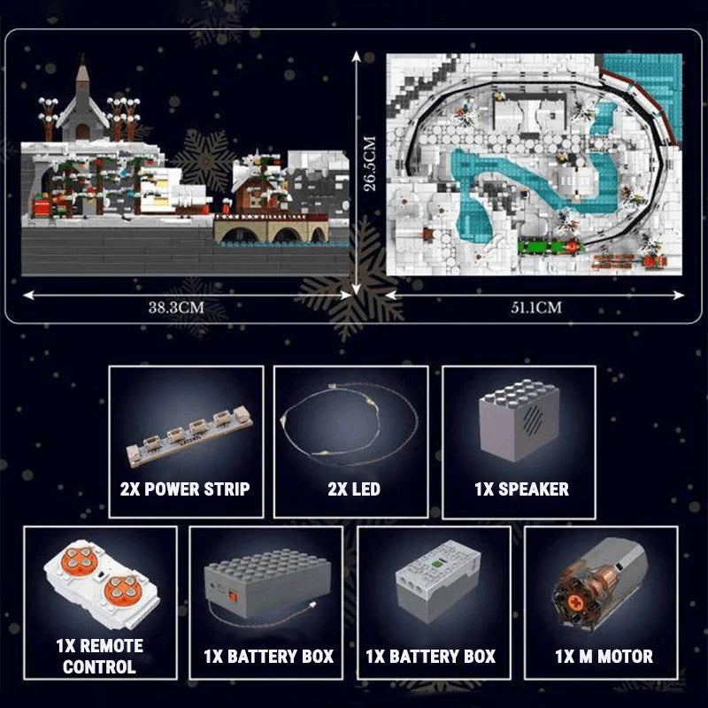 Christmas Train Fun Park 4232PCS