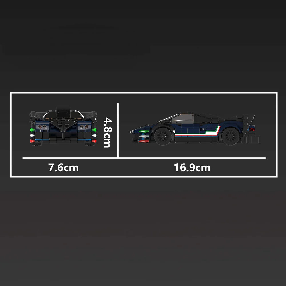 Mini Bricks Italian V12 hypercar 446PCS