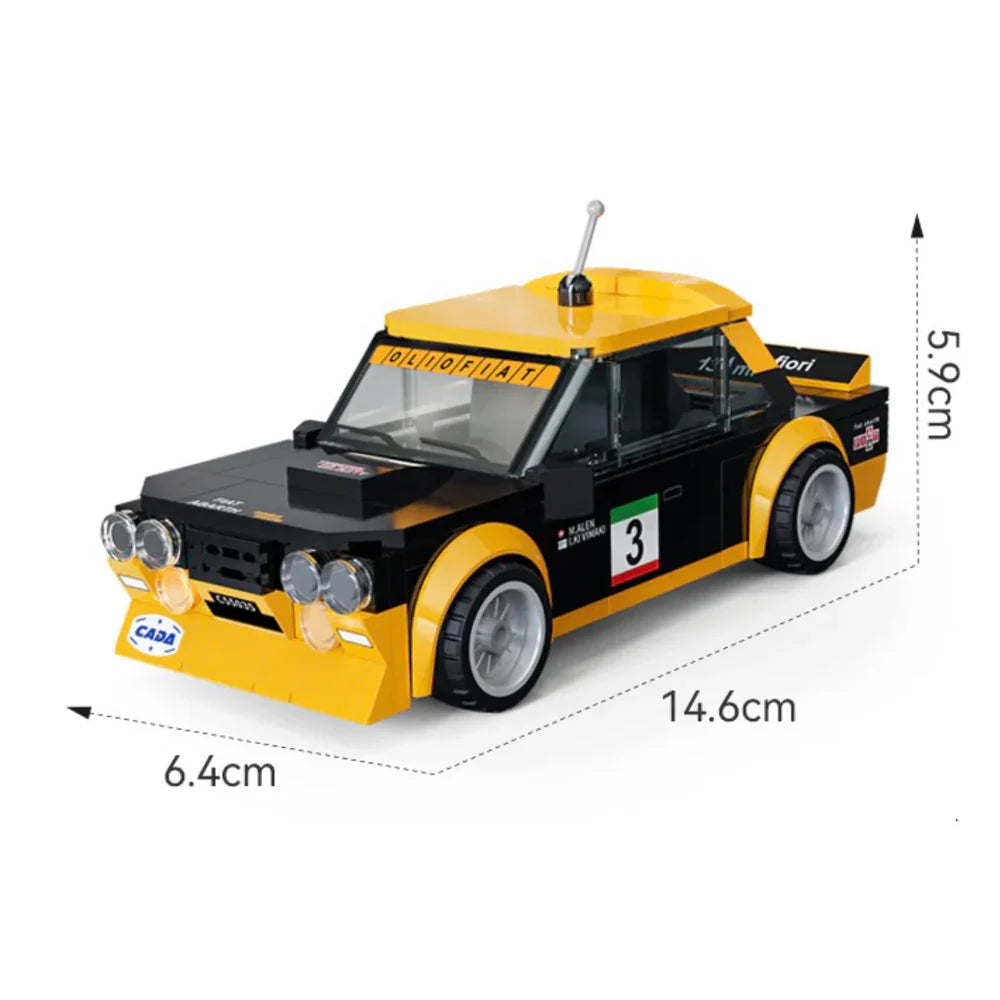 Mini Bricks 131 Abarth Classic Rally 256PCS