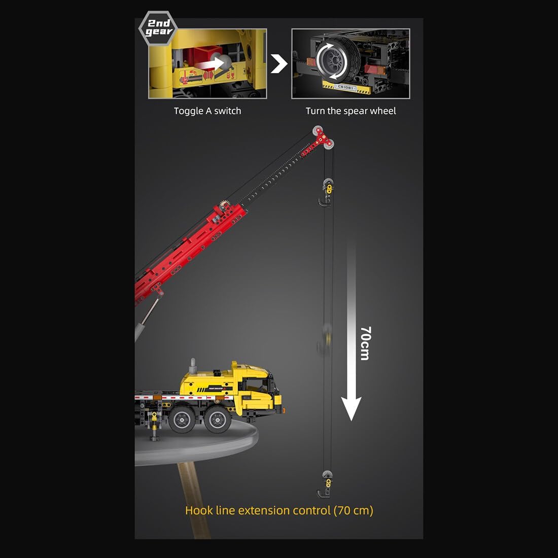 Full Function Mobile Crane 1831PCS