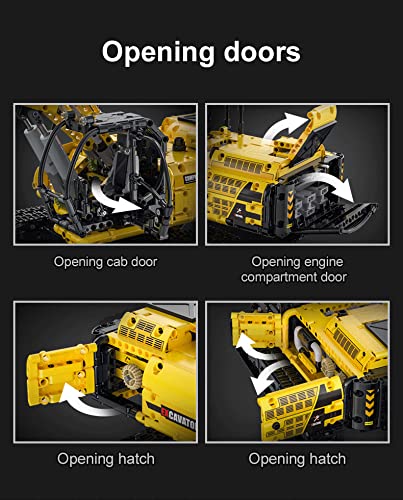 Full Function Excavator Vehicle 1702PCS
