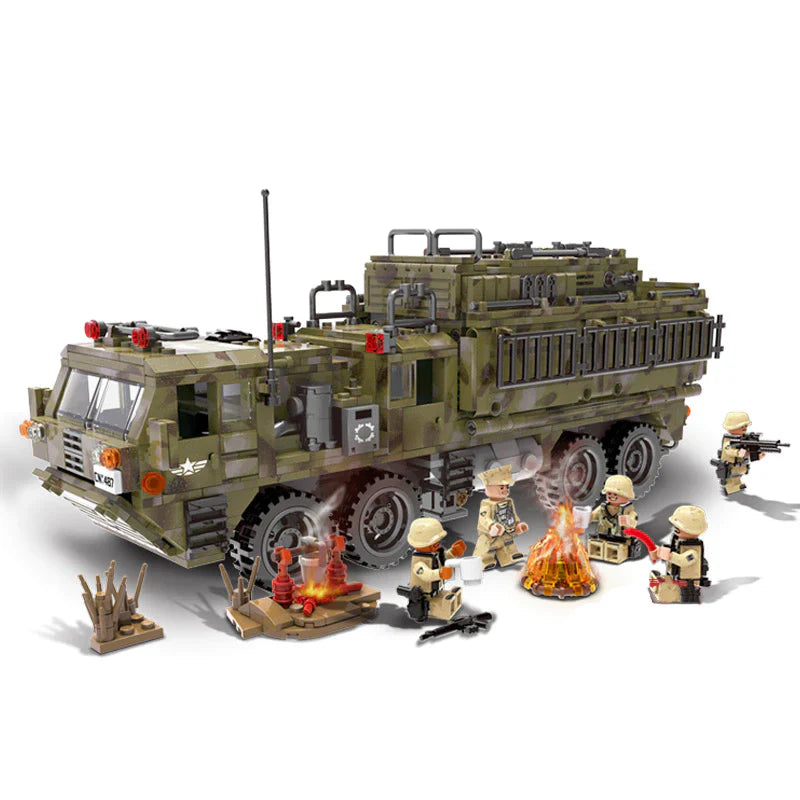Heavy Cheap military truck 1237PCS